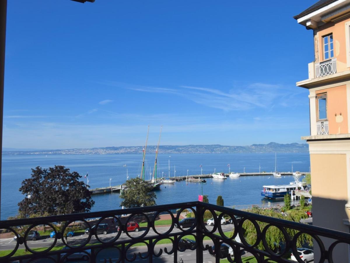 Appartement Charmant Avec Balcon, Wifi Et Animaux Admis A Evian-Les-Bains - Fr-1-498-14 Екстериор снимка